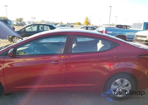2016 Hyundai Elantra Se from USA, damaged, VIN 5NPDH4AEXGH743340